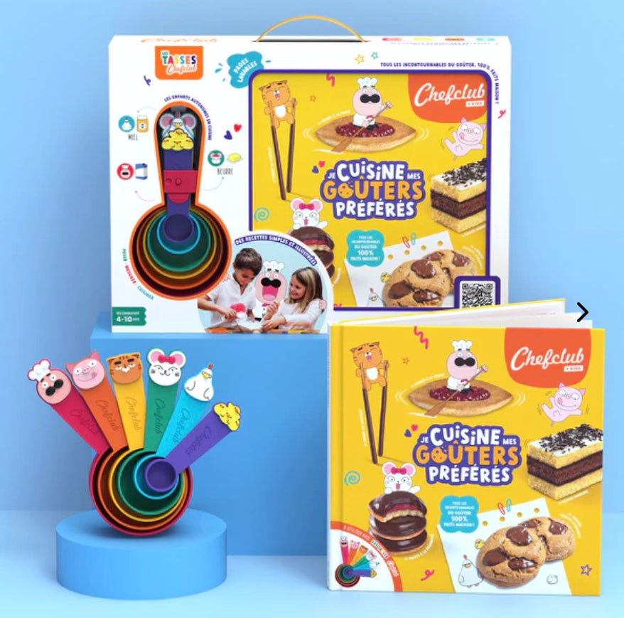 COFFRET JE CUISINE MES GOÛTERS PRÉFÉRÉS - CHEFCLUB KIDS
