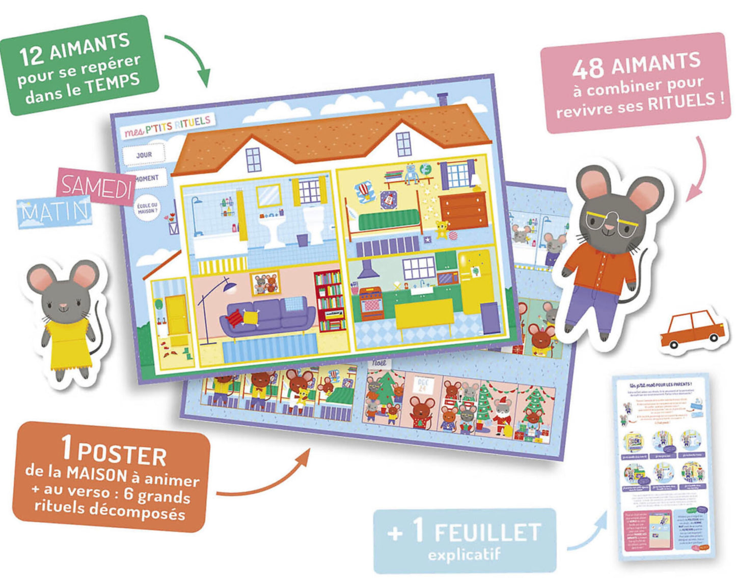 MA POCHETTE D'AIMANTS - MES P'TITS RITUELS