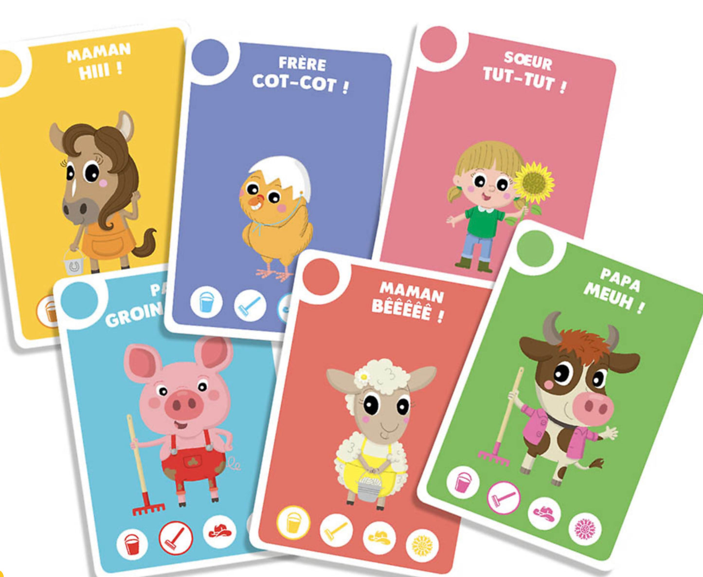 JEUX DE CARTES - MON PREMIER JEU DE 6 FAMILLES