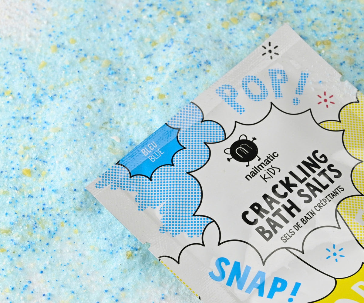 SELS DE BAIN ENFANT BLEU