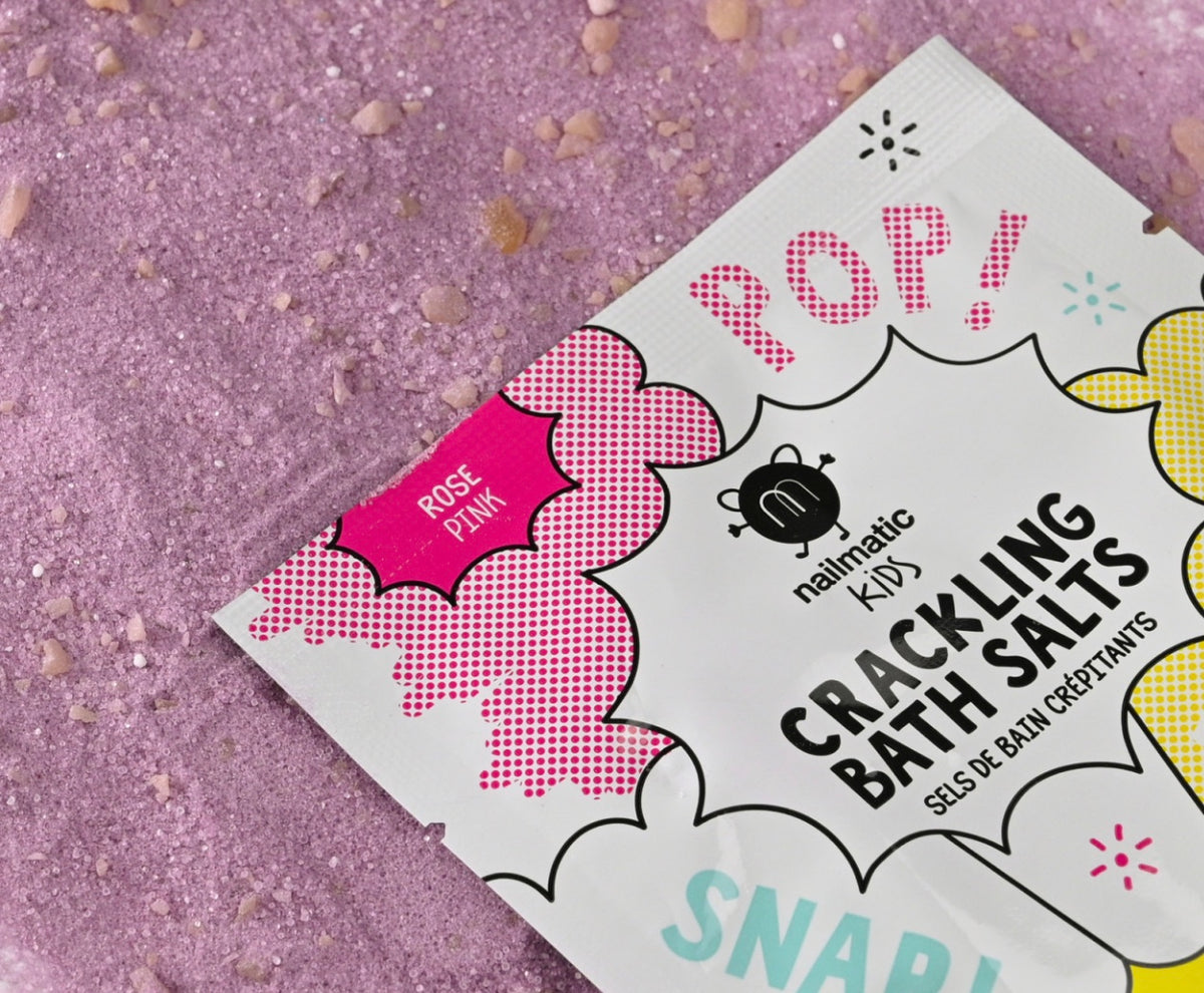 SELS DE BAIN ENFANT ROSE