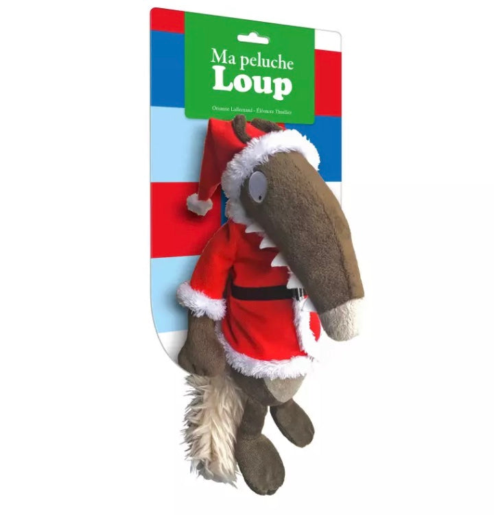 MA PELUCHE LOUP HABILLÉE NOËL