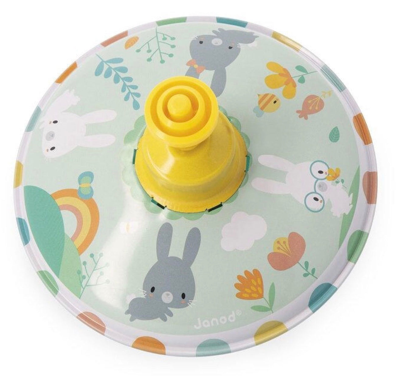 TOUPIE MÉTAL LAPINS