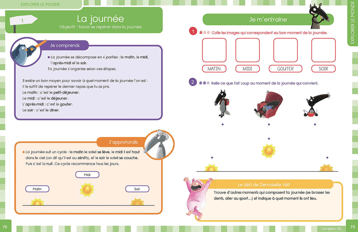 MON ANNÉE DE MOYENNE SECTION AVEC LOUP - CAHIER DE SOUTIEN TOUT LE PROGRAMME *