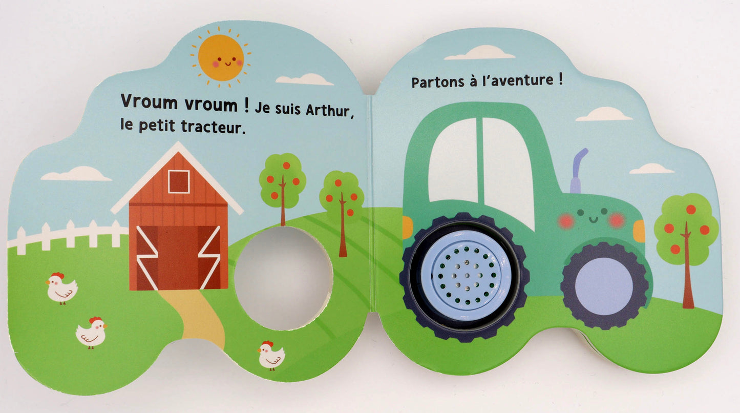 PETITS VÉHICULES SONORES - ARTHUR LE TRACTEUR *