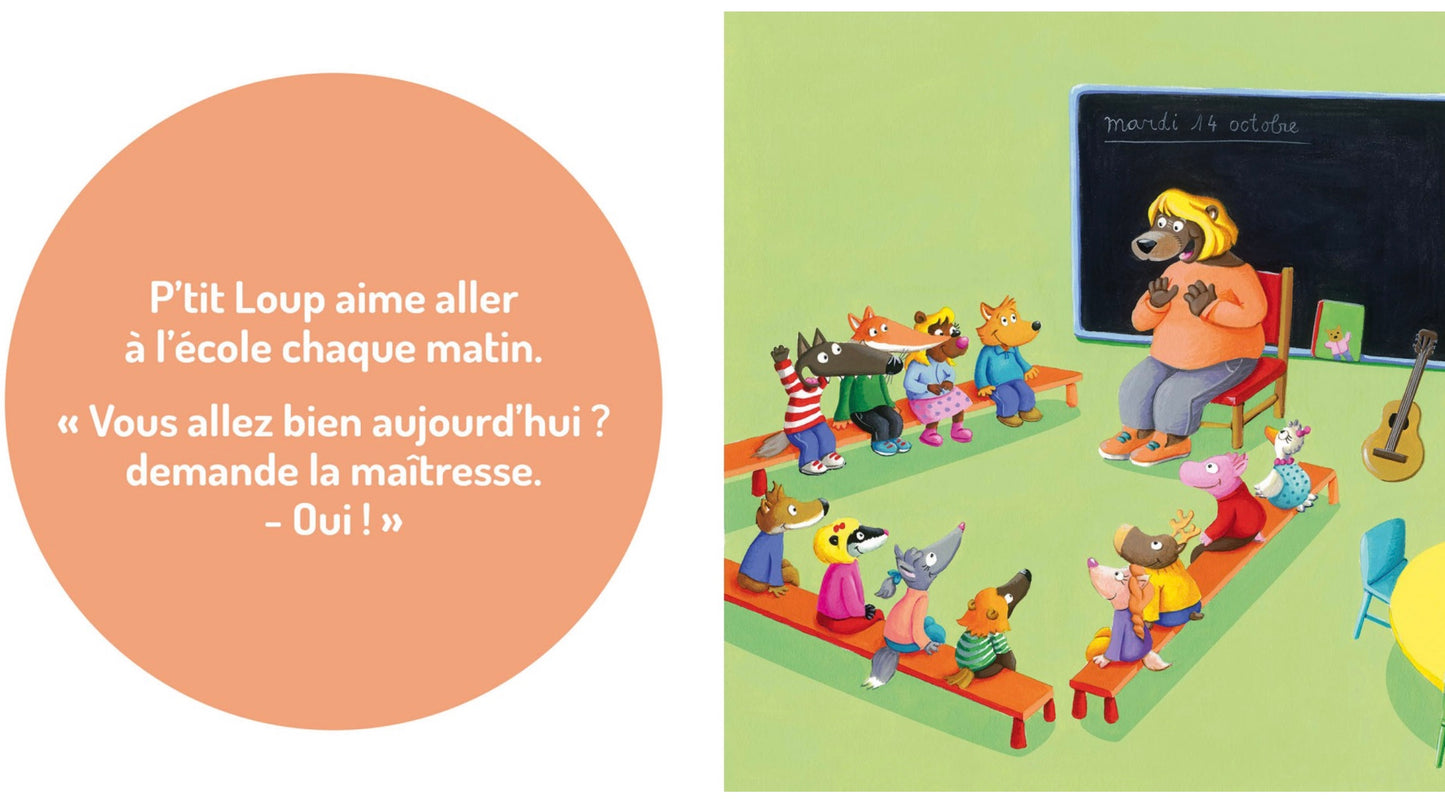 P'TIT LOUP LOUP AIME L'ÉCOLE
