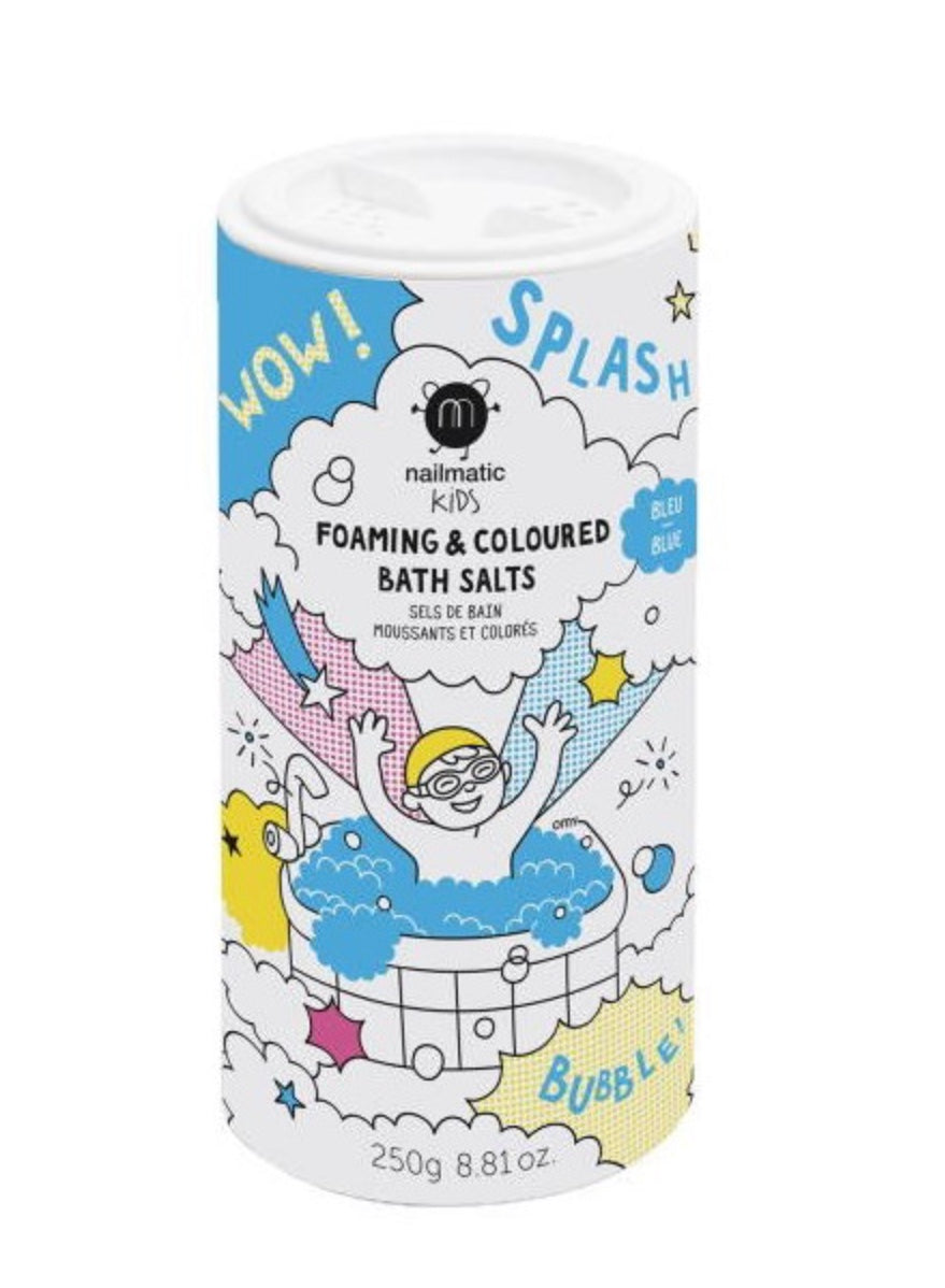 SELS DE BAIN MOUSSANTS ET COLORÉS - BLEU