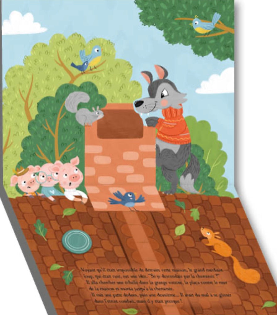 MON LIVRE POP-UP - LES TROIS PETITS COCHONS