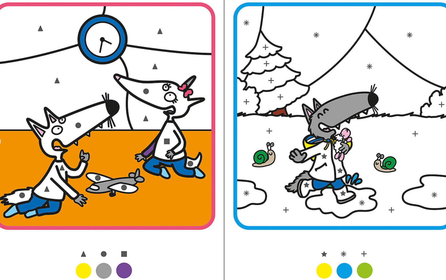 P'TIT LOUP - MES COLORIAGES MAGIQUES - TRACÉS ET FORMES