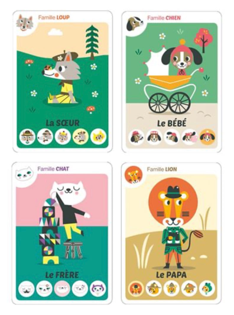 JEU DE CARTES - JEU DE 7 FAMILLES DES ANIMAUX