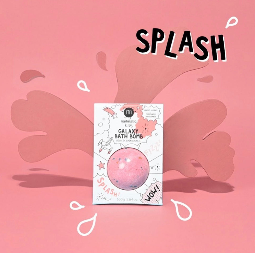 BOULE DE BAIN EFFERVESCENTE - GALAXIE ROSE