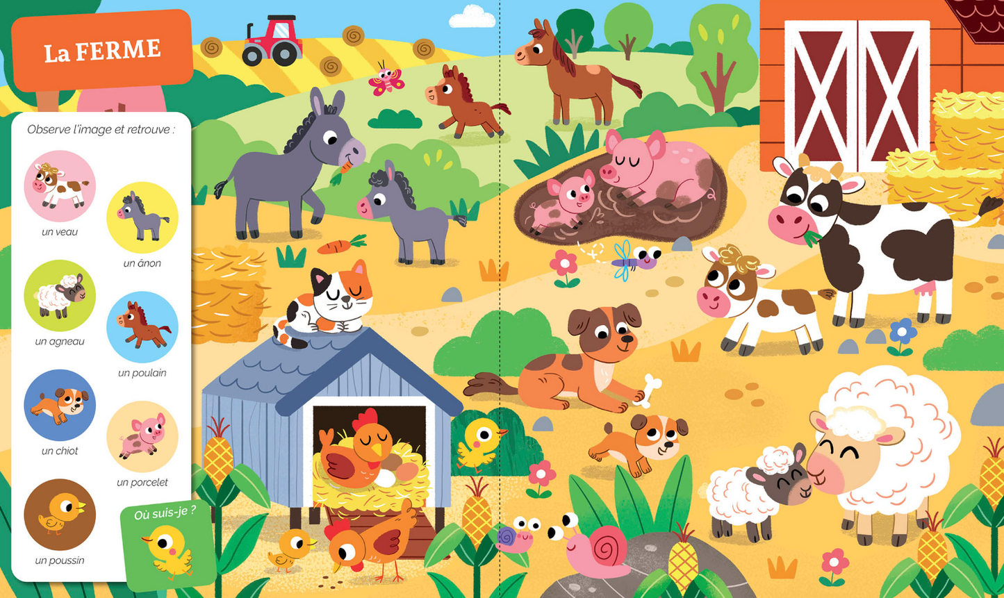 CHERCHE ET TROUVE DES TOUT-PETITS - LES BÉBÉS ANIMAUX