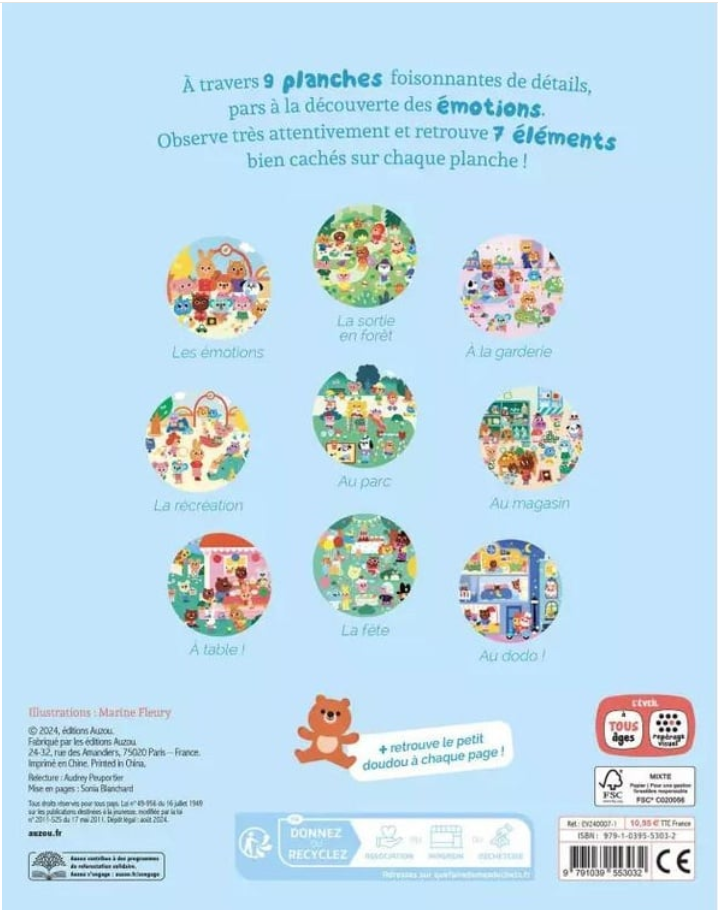 CHERCHE ET TROUVE DES TOUT-PETITS - LES ÉMOTIONS