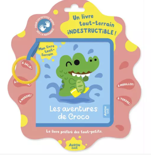 MON LIVRE TOUT-TERRAIN - LES AVENTURES DE CROCO