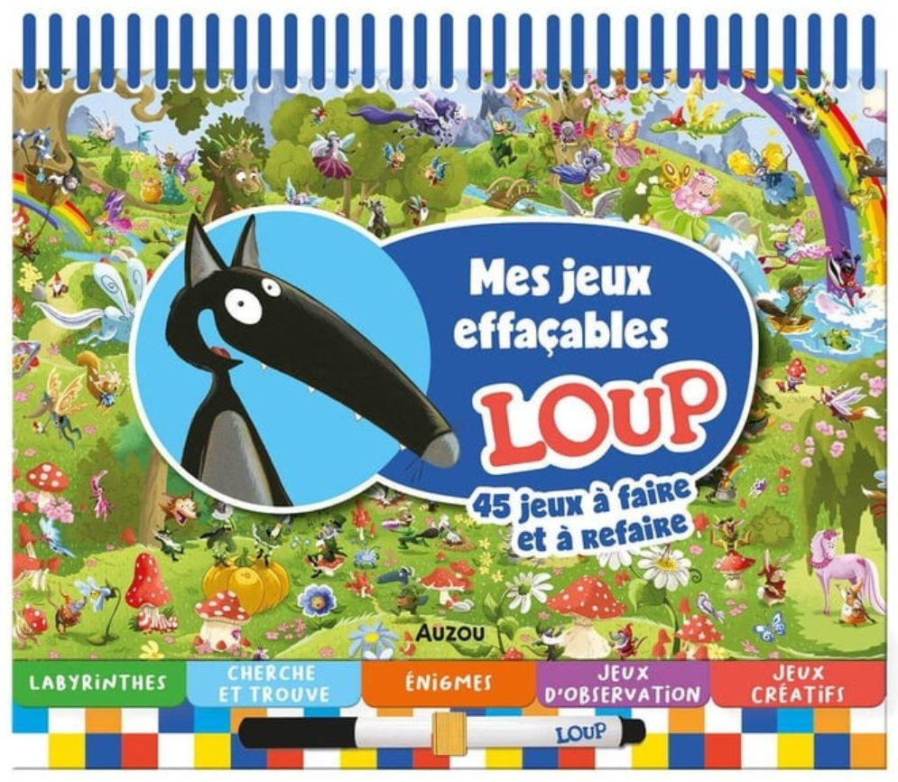 MES JEUX EFFAÇABLES LOUP