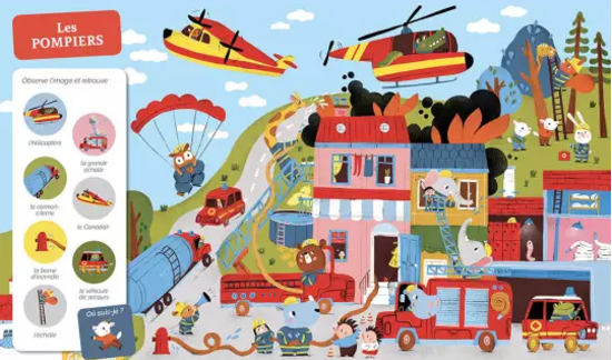 CHERCHE ET TROUVE DES TOUT-PETITS - LES VÉHICULES