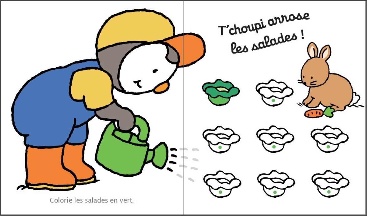 T'CHOUPI COLORIAGES ET DESSINS