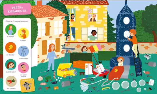 CHERCHE ET TROUVE DES TOUT-PETITS - L'INCROYABLE VOYAGE DANS L'ESPACE