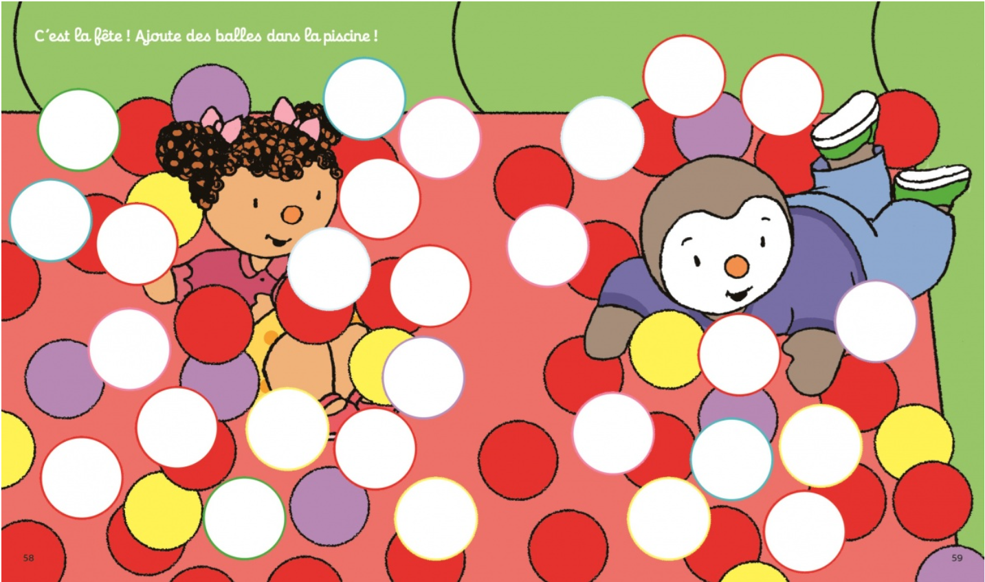 T'CHOUPI MON MAXI CAHIER DE GOMMETTES