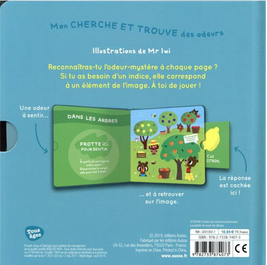 MON CHERCHE ET TROUVE DES ODEURS - LES FRUITS