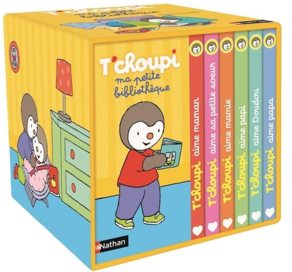 COFFRET T'CHOUPI - MA PETITE BIBLIOTHÈQUE