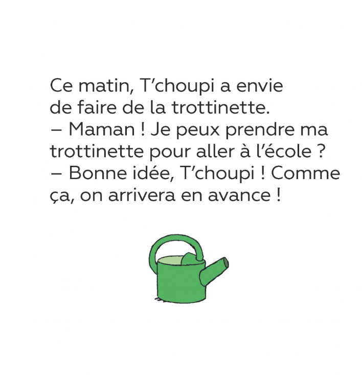 T'CHOUPI FAIT DE LA TROTTINETTE