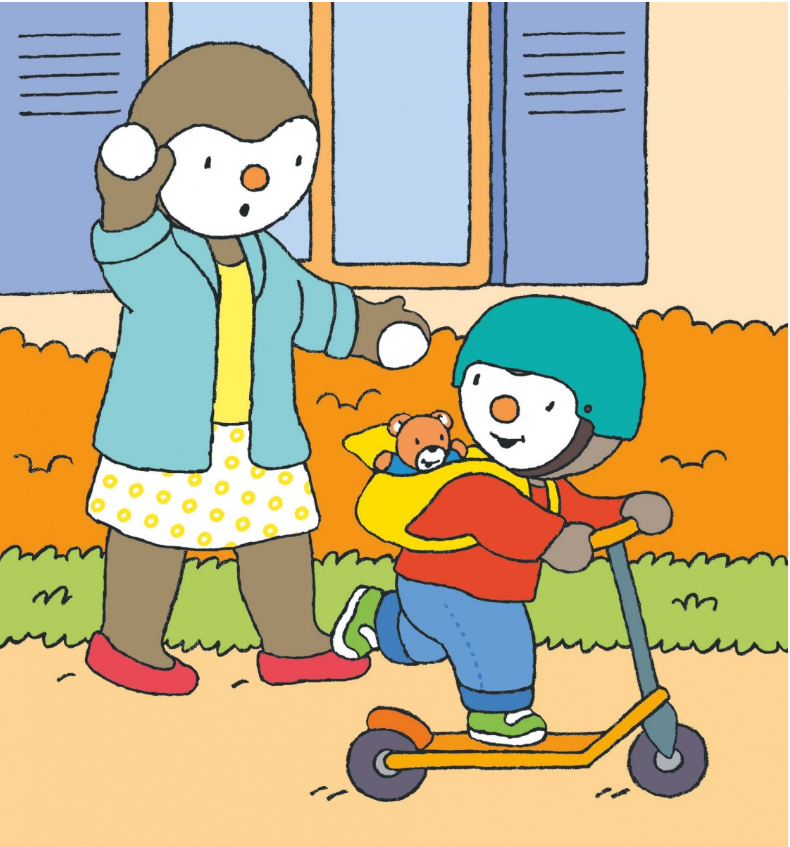 T'CHOUPI FAIT DE LA TROTTINETTE
