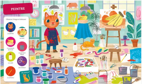 CHERCHE ET TROUVE DES TOUT-PETITS - LES MÉTIERS