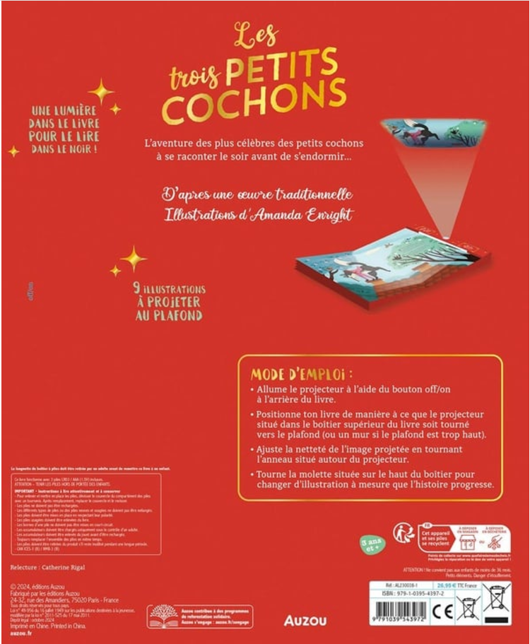 LIVRE PROJECTEUR - LES TROIS PETITS COCHONS