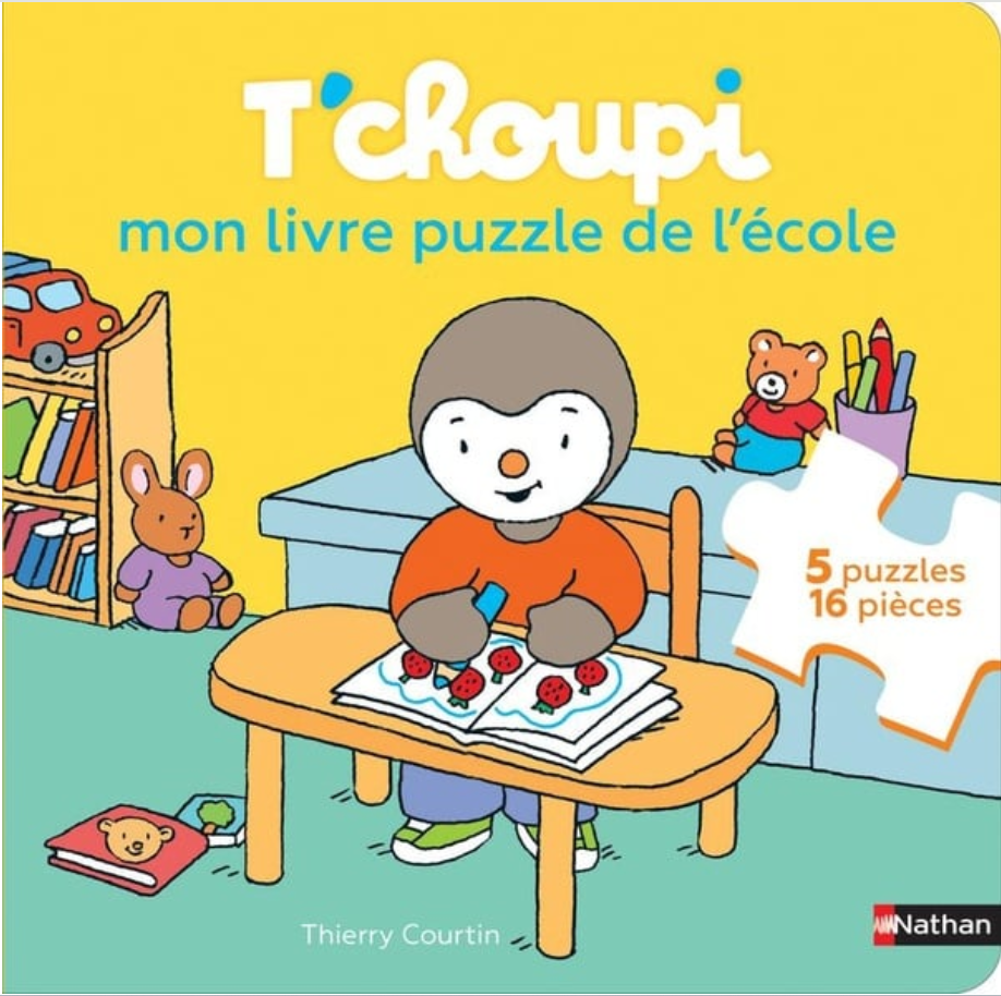 T'CHOUPI MON LIVRE PUZZLE DE L'ECOLE