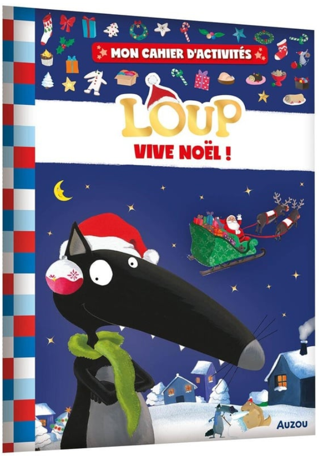 MON CAHIER D'ACTIVITÉS LOUP - VIVE NOËL