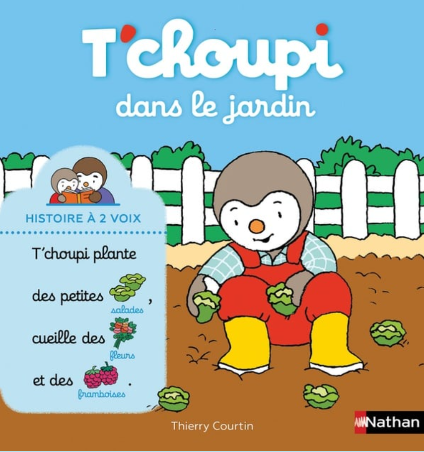 T'CHOUPI DANS LE JARDIN
