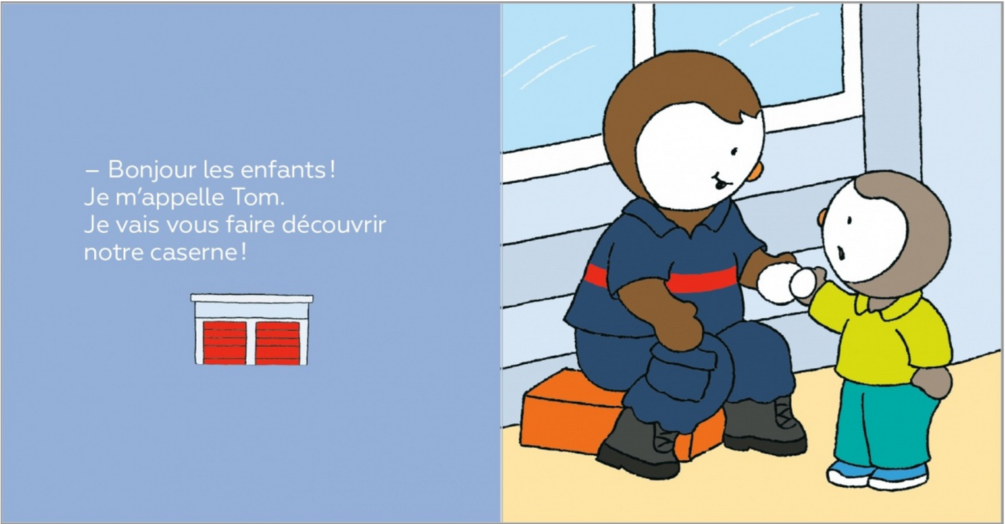 T'CHOUPI VISITE LA CASERNE DE POMPIERS