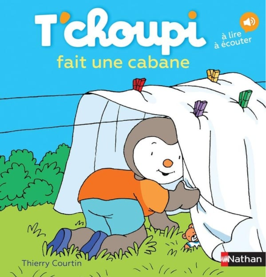 T'CHOUPI FAIT UNE CABANE