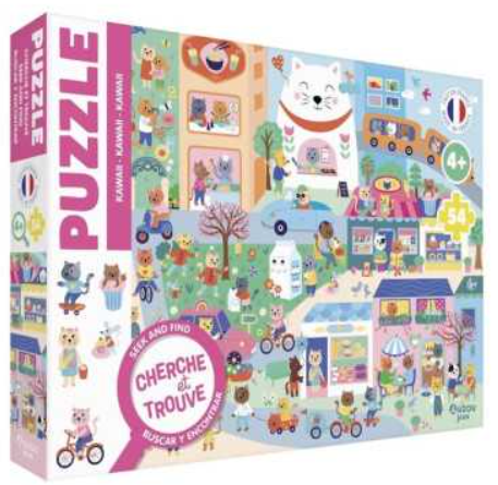PUZZLE CHERCHE ET TROUVE KAWAÏ