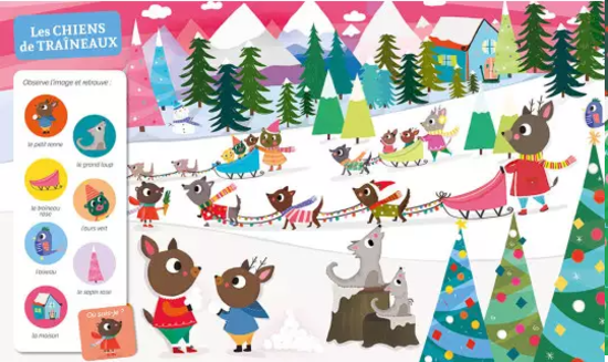 CHERCHE ET TROUVE DES TOUT-PETITS - DANS LE FROID