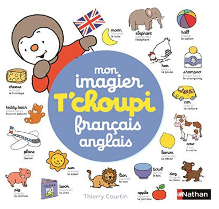 MON IMAGIER T'CHOUPI FRANCAIS ANGLAIS