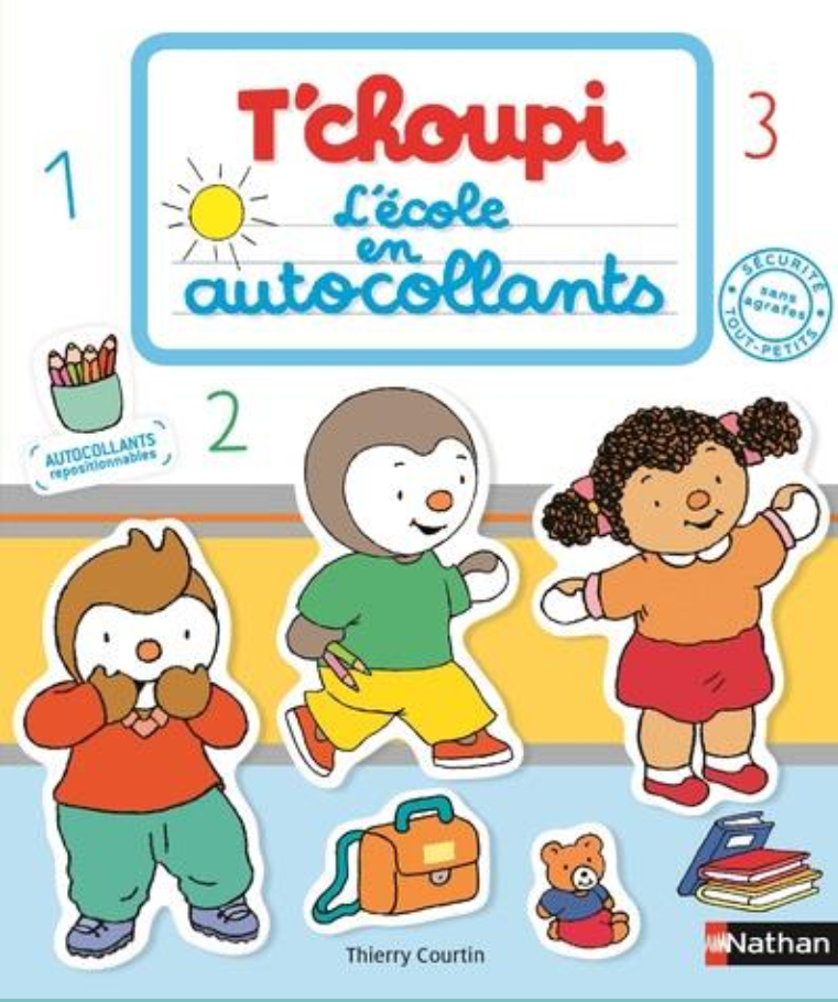 T'CHOUPI - L'ECOLE EN AUTOCOLLANTS