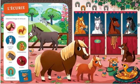 CHERCHE ET TROUVE DES TOUT-PETITS - À LA FERME