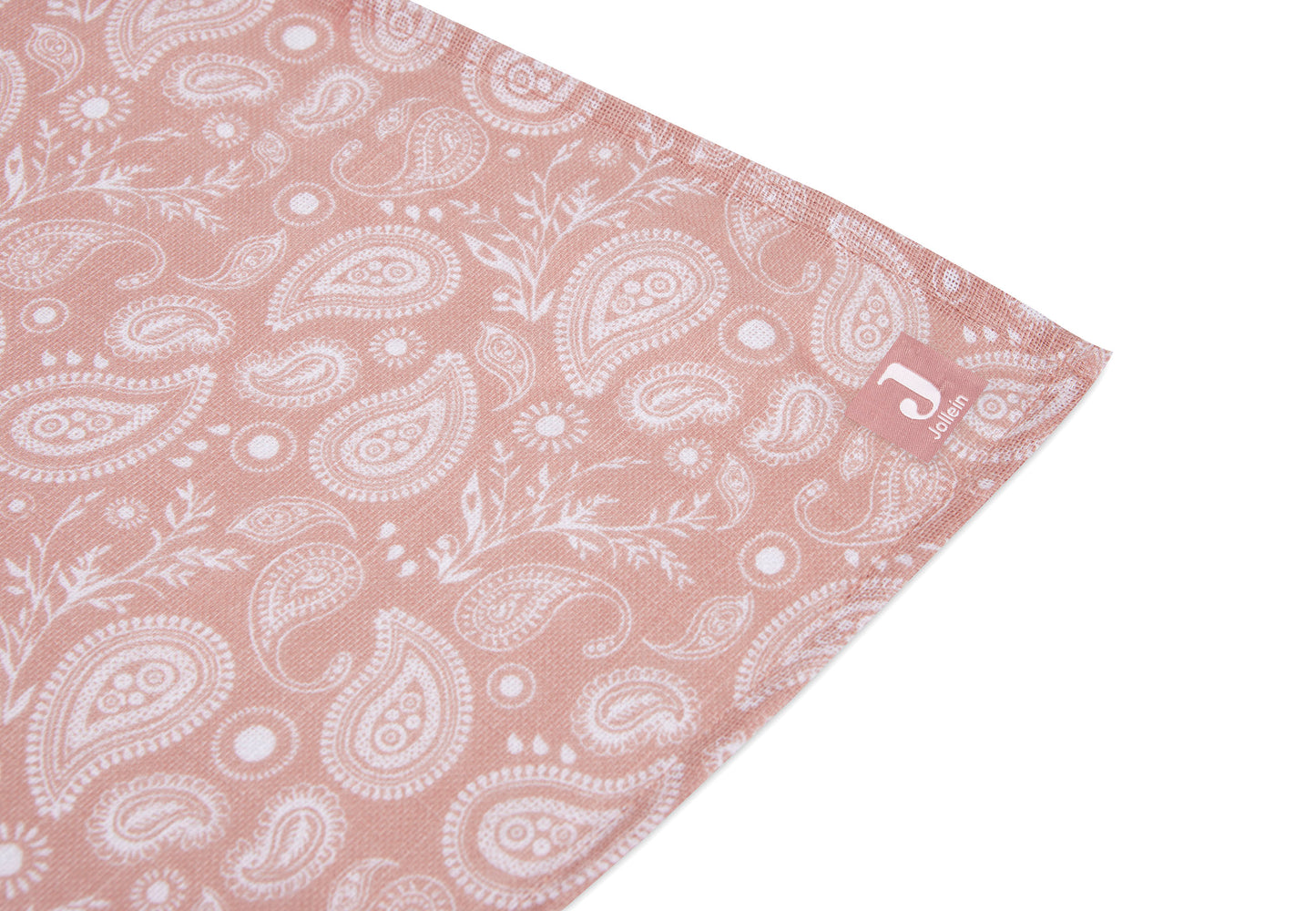 LANGE GAZE DE COTON - LARGE 115X115cm - PAISLEY ROSEWOOD