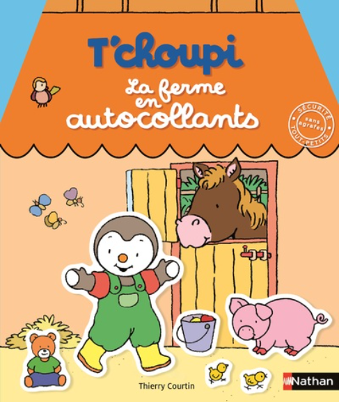 T'CHOUPI - LA FERME EN AUTOCOLLANTS