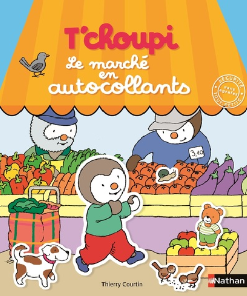 T'CHOUPI - LE MARCHÉ EN AUTOCOLLANTS