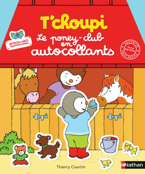 T'CHOUPI - LE PONEY-CLUB EN AUTOCOLLANTS