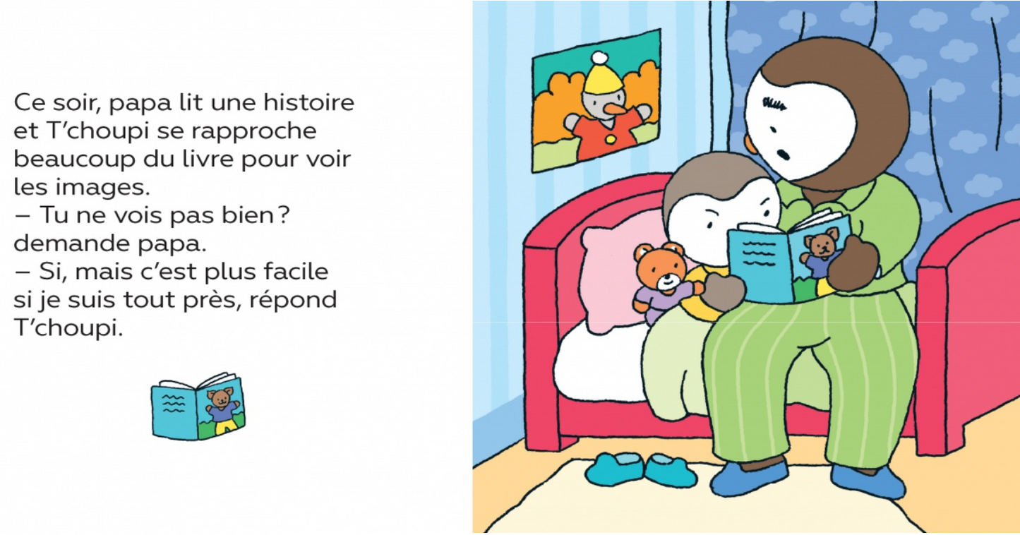 T'CHOUPI A DES LUNETTES