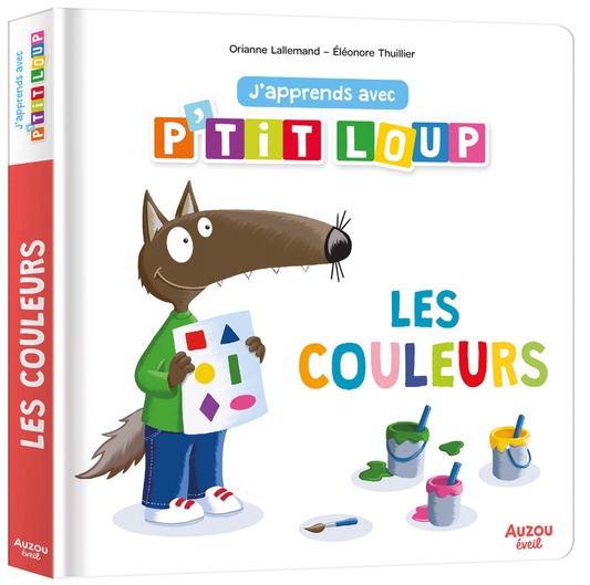J'APPRENDS AVEC P'TIT LOUP - LES COULEURS