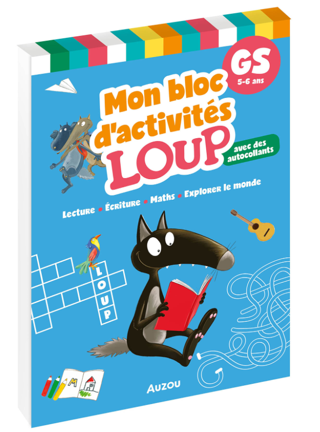 MON BLOC D'ACTIVITÉS LOUP - GRANDE SECTION