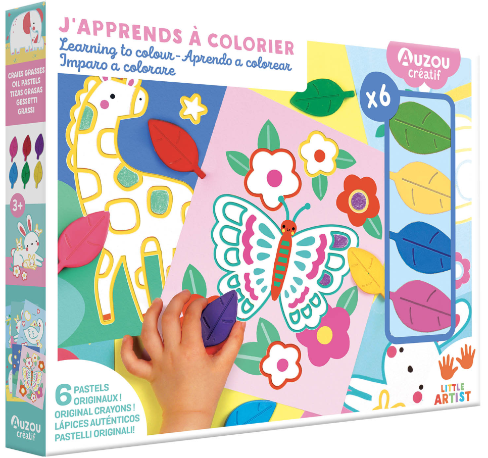 MON COFFRET D'ARTISTE - J'APPRENDS À COLORIER