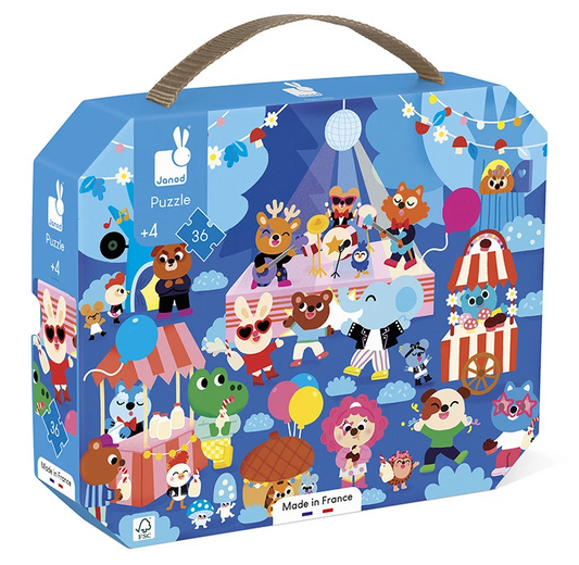 PUZZLE EN CARTON " C'EST LA FÊTE"