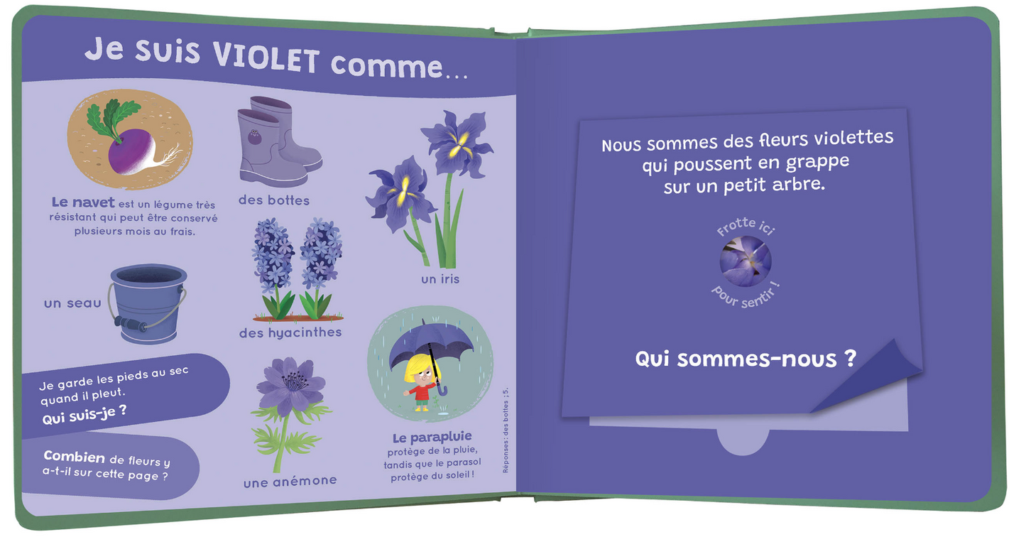 LIVRE DES ODEURS ET DES COULEURS - LE PRINTEMPS *