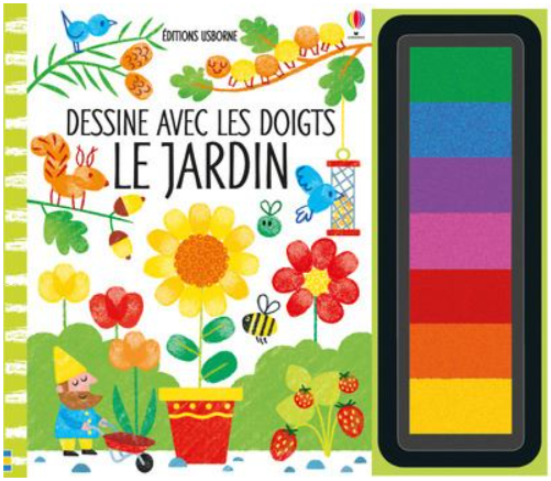LE JARDIN - DESSINE AVEC LES DOIGTS